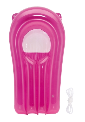 Nadmuchiwany mini materac, SPLASH, różowy
